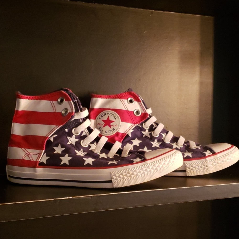 Kids American Flag converse